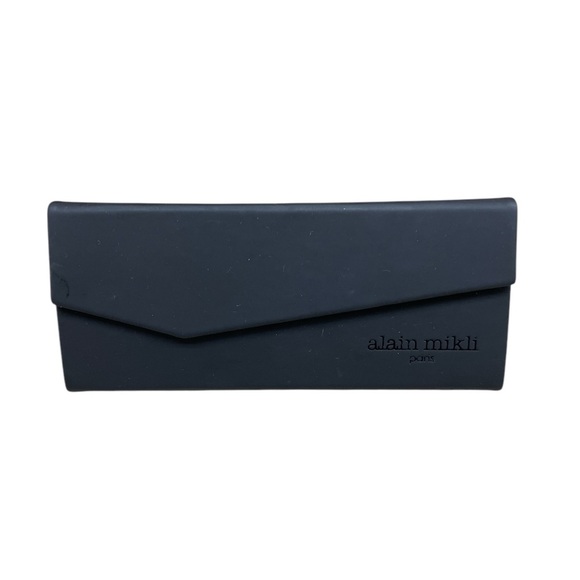 Alain Mikli Paris Women’s Eyeglasses Case Foldable Box Storage Magnetic Black - Picture 1 of 9